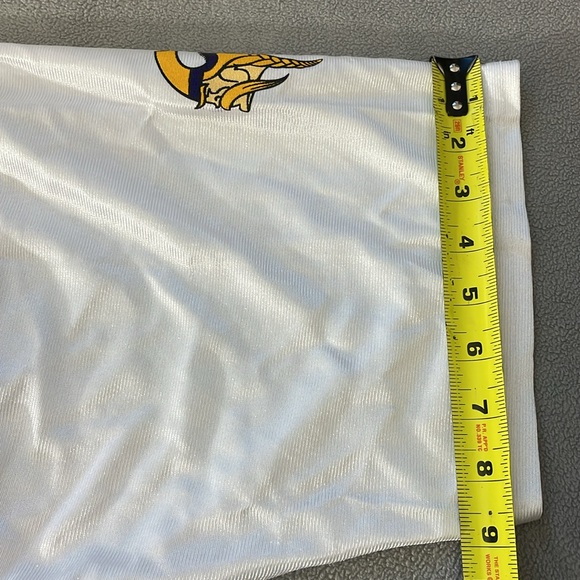 NFL Favre 4 MN Vikings Brett Favre Minnesota Jersey Mens Size L White New - Picture 8 of 10